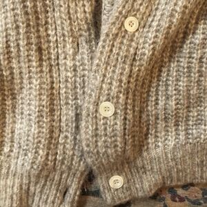 Peruvian Connection Shawl Neck Alpaca Cardigan